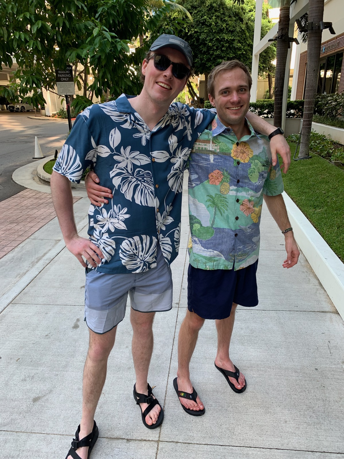 Tim and Gus in Hawaii