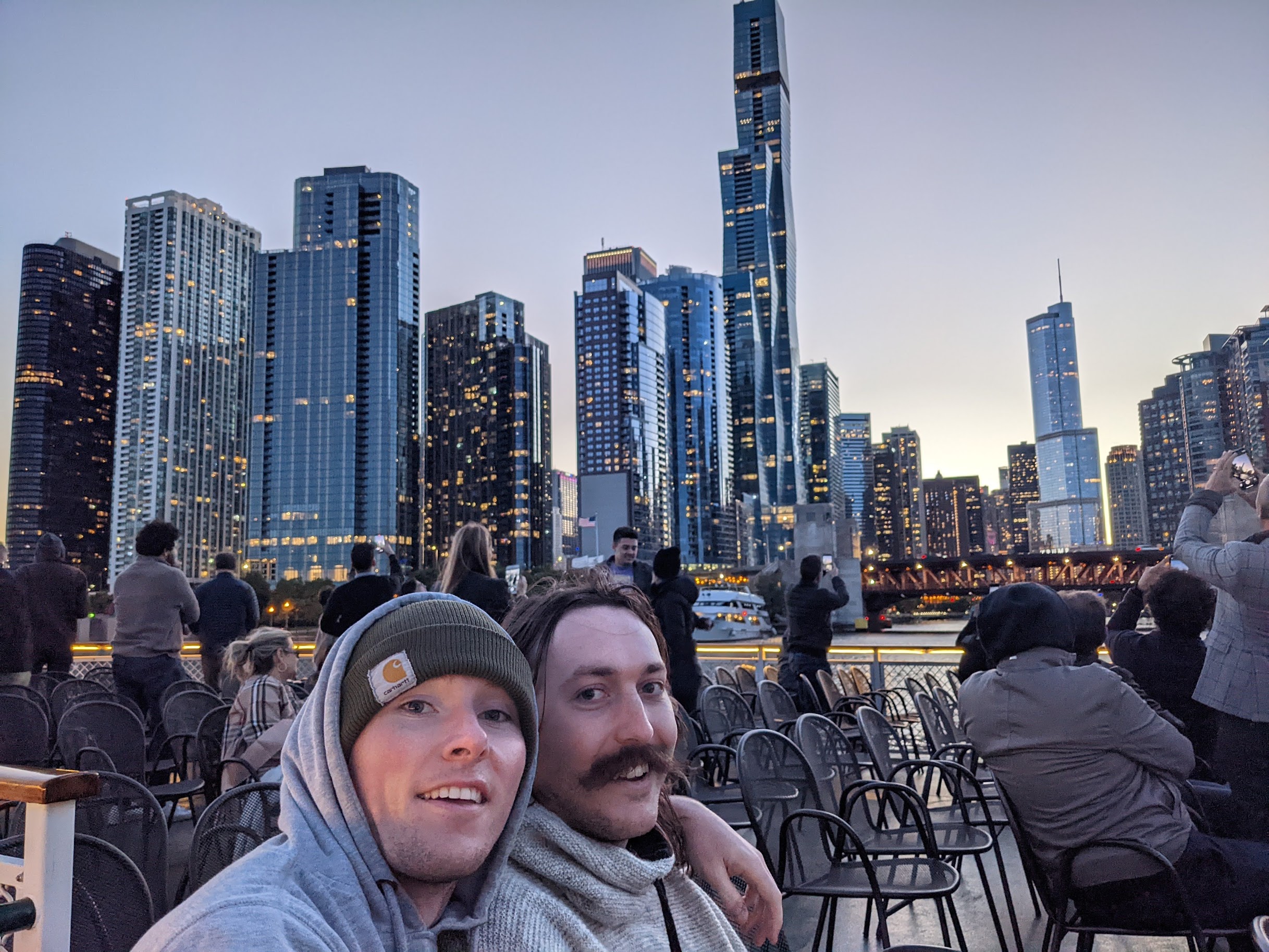 Gus and Drew in Chicago