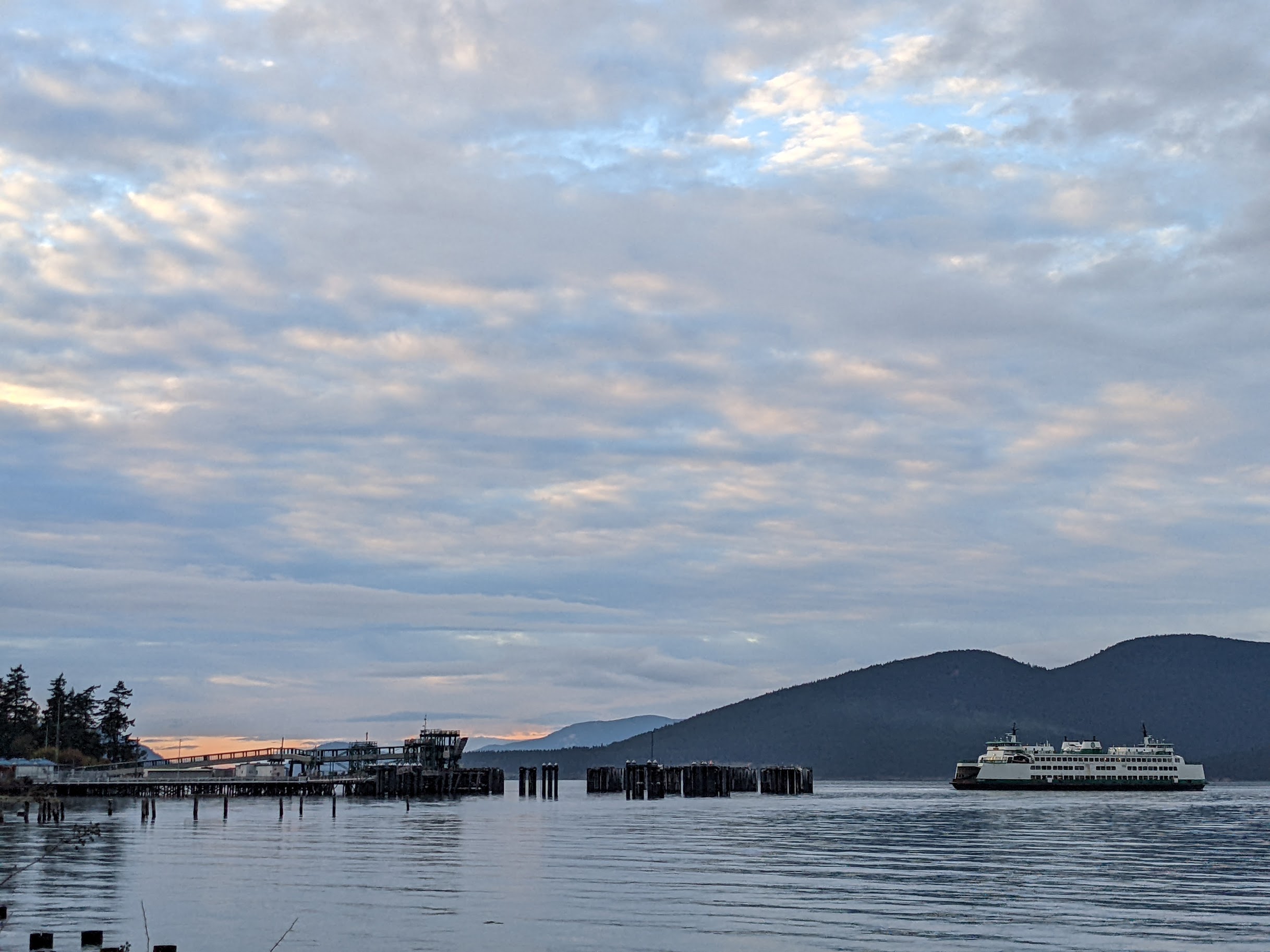 Washington State Ferry leaving Anacortes for Orcas Island